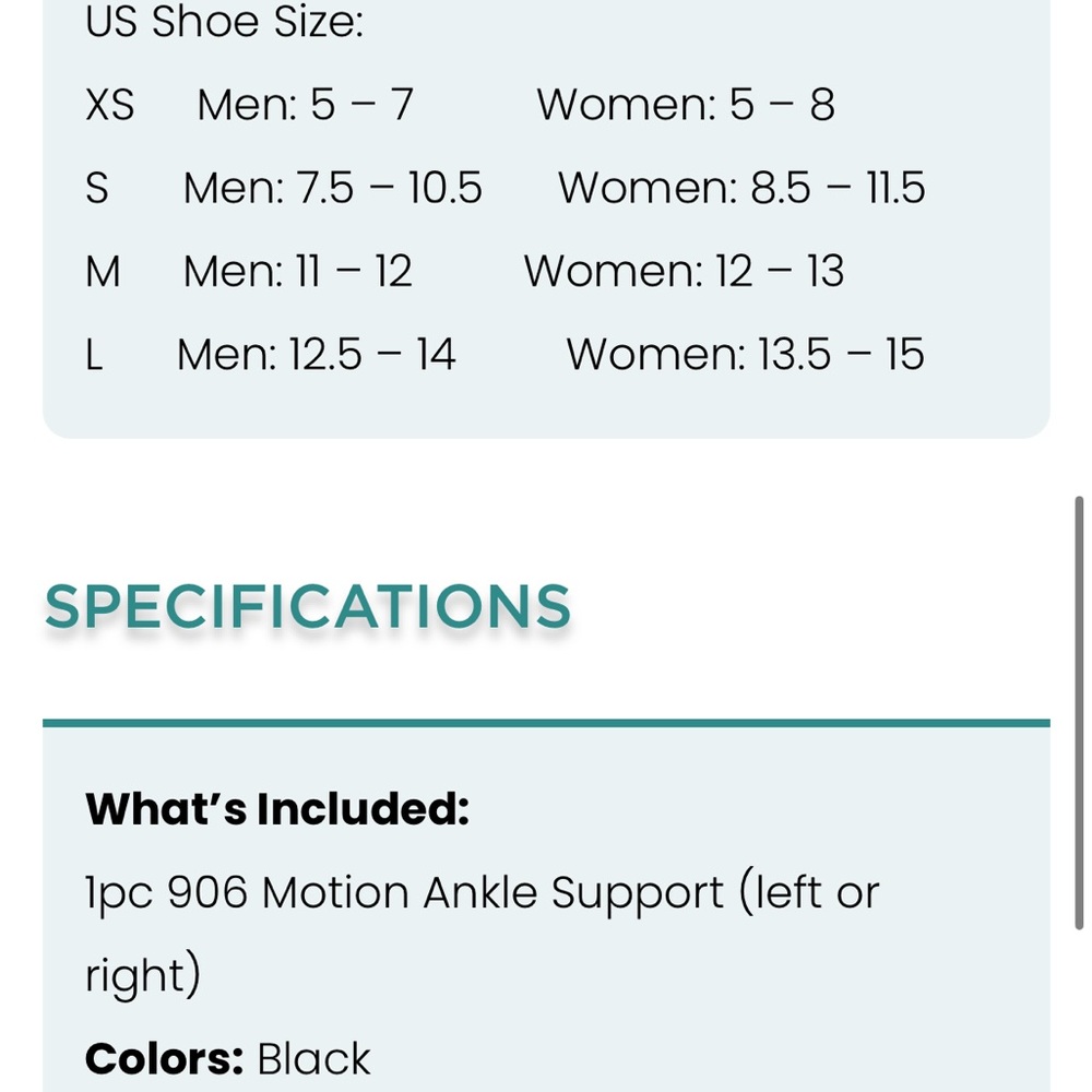 Ankle support - Picture 5 of 10